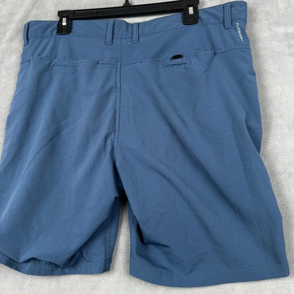 The North Face Mens FlashDry Hiking‎ Shorts Blue Size 36 Cargo Pocket Outdoor